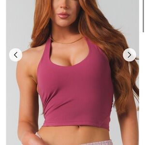 Acta Violet Halter Tank NEW